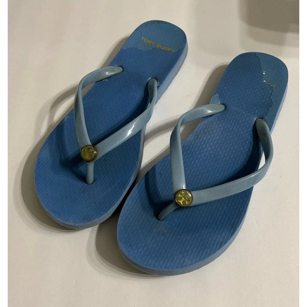 Tory Burch Blue Flip (AS IS) medium/large